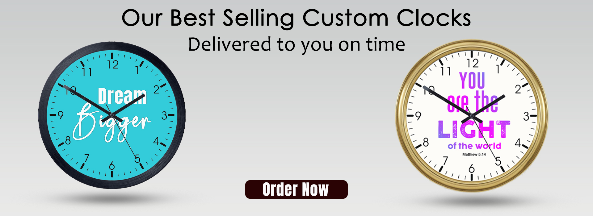 Custom Wall Clock