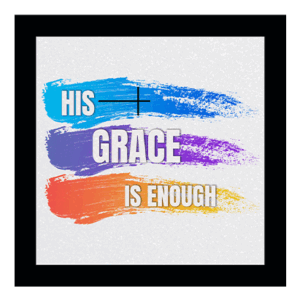 Custom Glitter Matte Finish Frame